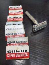 Gillette Razor And Vintage Razor Blade Boxes picture