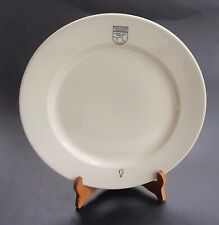Canadian Pacific RY Crest Pattern Dining Car Service Plate Green Logo 1940s picture