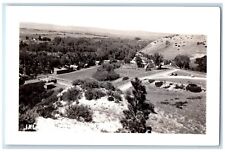 c1940's IXL Ranch Bird's Eye View Dayton Wyoming WY RPPC Photo Postcard picture