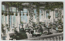 Postcard Vintage 1916 Water Gap House Grill in Delaware Water Gap, PA Interior picture