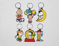 Peanuts Snoopys == 6 x Snoopy Figures Keychain Sleich picture