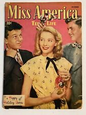 Miss America Teen Life V5 #2 (1946) Timely XMAS ISSUE-PATSY WALKER 8-PAGER FR/GD picture