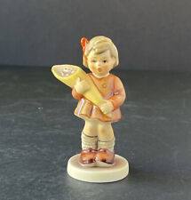 M.I. Goebel Hummel Club A Sweet Offering Figurine Girl Holding Bouquet With Box picture