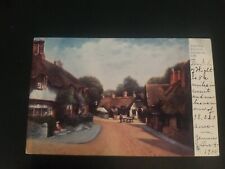 Raphael Tuck & Sons Postcard Old Village, Shanklin, I.W., Posted, View Ser picture