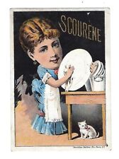 c1890's Victorian Trade Card Scourene Simonds Soap Co. picture