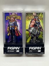 FiGPiN Marvel Contest Of Champions (2 Pin Set) Thor 674, Dr Strange 673 Unlocked picture