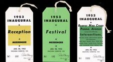 1953 Inaugural Passes - Dwight D. Eisenhower - Presidential picture