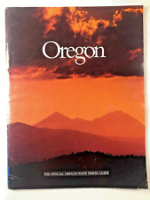1986 Official Oregon State Travel Guide ~ Vintage souvenir 66 color pgs. FREEshp picture