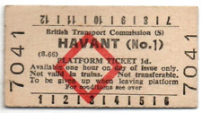 BTC(S) Platform Ticket Havant (No.1) 1d (S.66) picture
