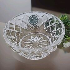Lenox Collection Diamond Cut Full Lead Crystal 3.5” Bowl Candy Dish W Label picture