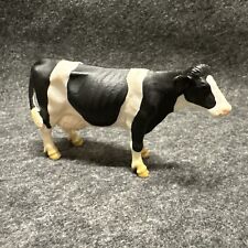 Schleich Holstein Cow Dairy Retired 2000 Farm Animal Figure Black & White Toy picture