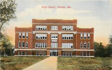c1907 Wheelock Postcard; High School, Nevada MO Vernon County Unposted picture