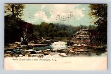 Amsterdam NY-New York, North Chuctanunda Creek, Antique Vintage c1908 Postcard picture