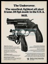 1978 CHARTER ARMS .38 Special Undercover Revolver AD Vintage Gun Advertising picture