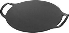 15-Inch Cast Iron Comal Pizza Pan with 2 Side Handles, Preseasoned picture