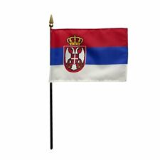 Serbia National Miniature Flag (4 in. x 6 in.) picture