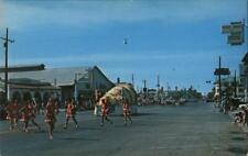 Brawley cattle call parade,CA Imperial County California Columbia Postcard picture