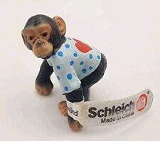 04 Schleich 14455 Chimpanzee Baby with T-Shirt Tagged Retired In 05  picture