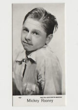 Mickey Rooney 1939 Bridgewater Film Stars Trading Card - Series 7 #42 picture