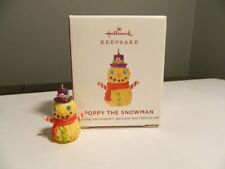 Hallmark Keepsake 2019 POPPY THE SNOWMAN Miniature Ornament picture