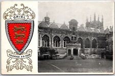 Oriel University Oxford England Building Structure Landmark Antique Postcard picture