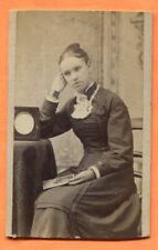 CDV  Chicago, IL, Portrait of a Young Woman, by Farr circa 1870s Backstamp picture
