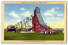 c1940 Exterior Keweenaw Land Michigan Copper County Michigan MI Vintage Postcard picture