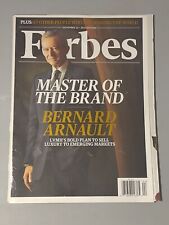 Vintage Forbes No 2010 Magazine - Master of the Brand - Bernard Arnault 030624 picture