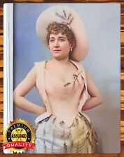 Mlle. Devaux, Paris - 1886 - Judge Cigarettes - Colorized - Metal Sign 11 x 14 picture