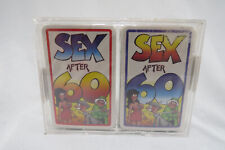 Vintage Sex After 60 Playing Cards - 2 Deck Set - Made In Belgium picture