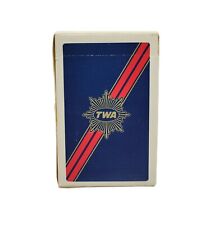 Vintage TWA Trans World Airlines Deck Playing Cards Travel Souvenir Advertising picture