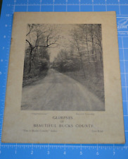 1949 PA Photo Book Glimpses of Beautiful Bucks County picture