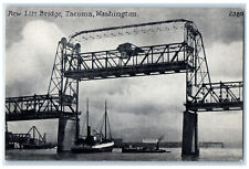 c1940's New Lift Bridge Tacoma Washington WA Unposted Vintage Postcard picture