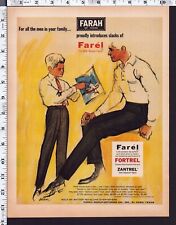 1962 Vintage Print Ad Farah of Texas Slacks Farel picture