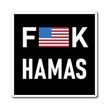 Anti Hamas Support Israel American Flag Magnet Pro Israel Magnet picture