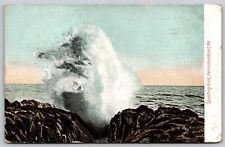 Postcard Spouting Rock, Kennebunkport, Maine 1917 V100 picture