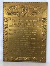 VTG Bronze Ten Commandments 