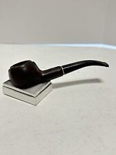 Vintage Longchamp France Leather Wrapped Tobacco Smoking Estate Pipe picture