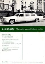 Massachusetts Northampton Stretched White Cadilac Limousine VTG Postcard picture