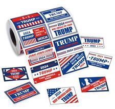 1000Pcs Trump 2024 Stickers - Trump 2024 Flag Stickers, Take America Back,  picture