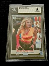 BRITNEY SPEARS ROOKIE RARE CARD 2001 Sports Illustrated SI for Kids BGS 8 picture