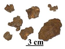 Meteorite Sericho, pallasite, Kenya, lot of 7 complete pieces, 100 grams #2 picture
