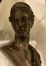 Fine antique large 19th century Grand Tour bronze bust 10” picture
