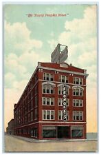 1912 Young Peoples Store Exterior Building Road Columbus Ohio Vintage Postcard picture