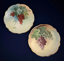 Rosenthale bavaria handpainted grape plates signed by artist picture