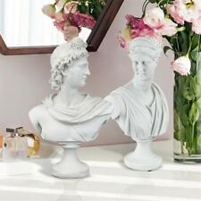 Set of 2: Diana & Apollo God and Goddess Twins Bonded Marble Bust Sculptures picture