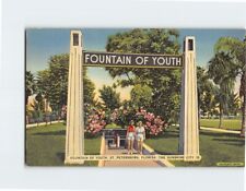 Postcard Fountain Of Youth The Sunshine City St. Petersburg Florida USA picture
