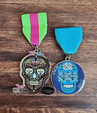 2 Sugar Skull Fiesta Medals picture
