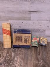LOT OF 4 VINTAGE EMPTY HARDWARE BOXES picture