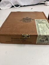 VINTAGE CUESTA RAY WOODEN CIGAR BOX NUMBER ONE. ENGLISH MARKET SELECTION. EMPTY. picture